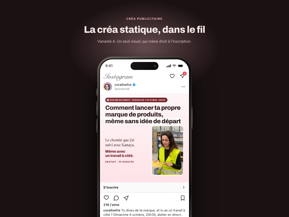 Aperçu de la créa statique